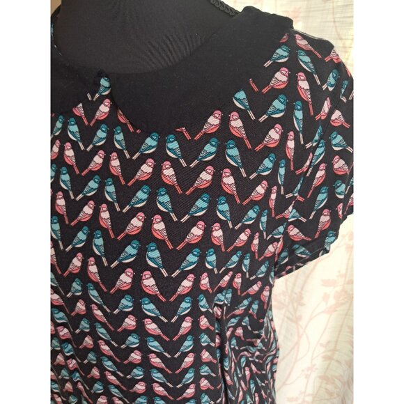 H&M Critter Print Blouse with Peter Pan Collar - Picture 2 of 3